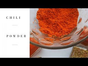 How to make Chili Powder