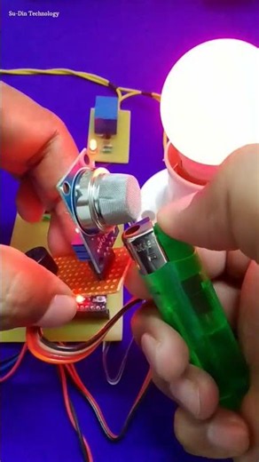 LPG leak alarm #technology #arduino