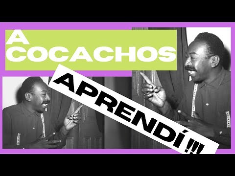 A COCACHOS APRENDÍ // CON LETRA Nicomedes santa cruz // POEMA RECITADO Y LETRAS //poesia afroperuana