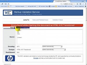 Quality WebSite HTML Validation w3c HTML Validator