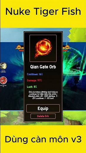 Thử thách sài càn môn v3 câu Tiger trong Heavy Weight Fishing