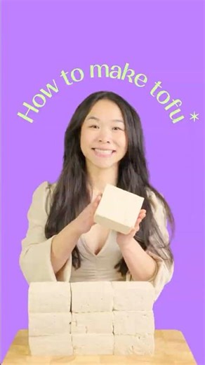 How to make homemade firm tofu from soybeans