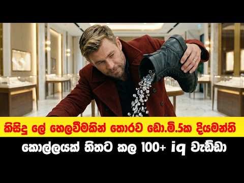 ලේ බිංදුවක්වත් නොහලා ඩො.මි. 5ක දියමන්ති කොල්ලයක් ප්ලෑන් කල හැටි | Sinhala Movie Review