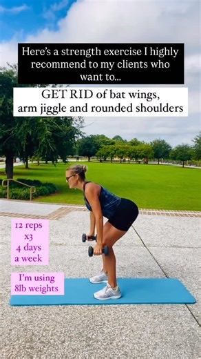 Jen Edwards: Fitness Trainer | Health Coach | Home Workouts on Instagram: "Send this to a friend who’s ready to build upper body strength after 40! 📌 SAVE this workout to add to your next upper body day. This powerful dumbbell combo targets your shoulders, triceps, back, and glutes — helping women over 40 build muscle, improve posture, and tone their arms while supporting metabolism 🔥 If you want strong, sculpted arms and a toned upper body, grab a set of dumbbells and add this move to your at