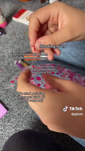 Creating a Fun Burn Book with Your Best Friend