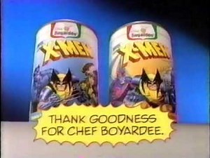 Chef Boyardee X-Men ad, 1995