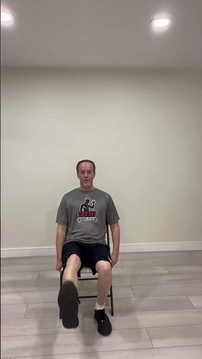 Seated Leg Extensions-Chair Workout