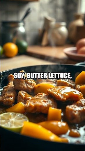 Mango Glazed Turkey Lettuce Cups