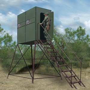 Texas Hunter 4’x8’ Xtreme Deer Blind with 8’ Tower