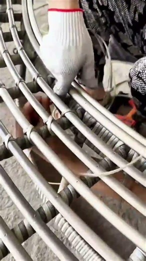 Neat and strong rattan weaving techniques for minimalist chairs #shorts