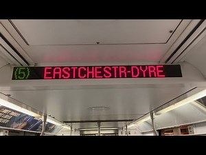 IRT Subway: R142 (5) Train Ride from Bowling Green to Eastchester-Dyre Ave via Dyre Ave Express
