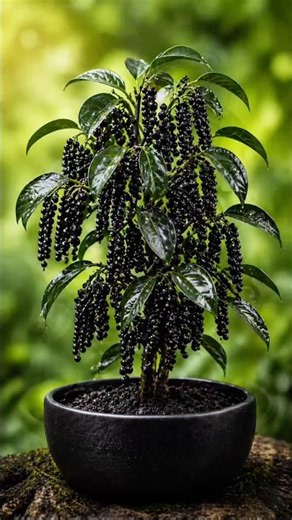 This Tiny Plant Is Full of black peppers Pods?! 😳 #shorts #viral #trending