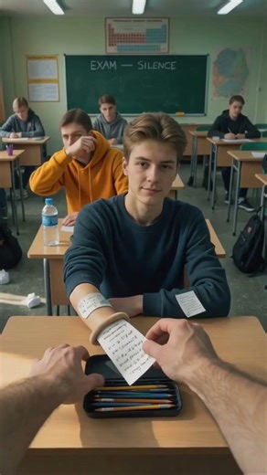 Опять шпаргалки в классе