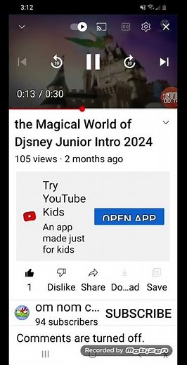 The Magical world of Disney junior intro 2024 ! .