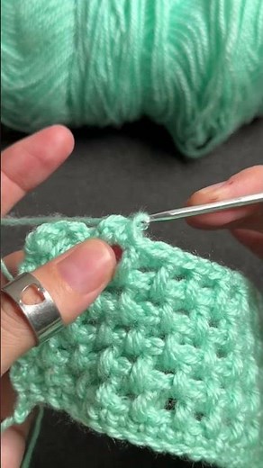 🥰💯❤️try this easy crochet stitch for beginners