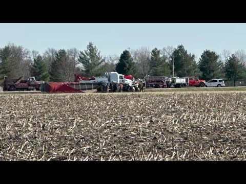 3 children, 2 adults die after school bus collides with semi in IL