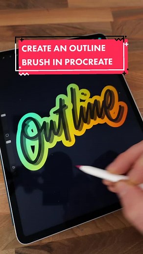 I thought this was going to be a simple tutorial before I started recording it! 😂 #calligraphy #lettering #procreate #art #typography @Procreate