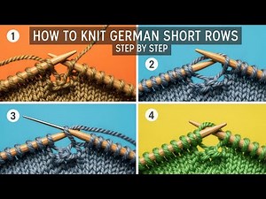 How to Knit German Short Rows Step by Step