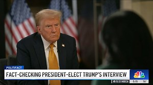In a Dec. 8 interview on NBC’s "Meet the Press," President-elect Donald Trump elaborated on plans for removing people in the country illegally and imposing tariffs on trade partners — and made some false claims to support them. Trump reiterated his promise to end the granting of birthright citizenship, meaning citizenship bestowed to anyone born on U.S. soil. Although he said he would like to do this on his first day as president, he acknowledged that he might have to go "back to the people" thr