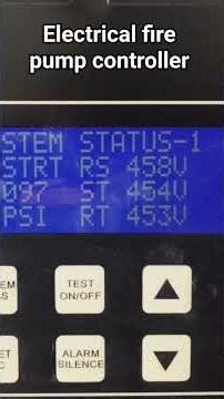Electrical fire pump controller overview and programming by Engineers Guide #fire
