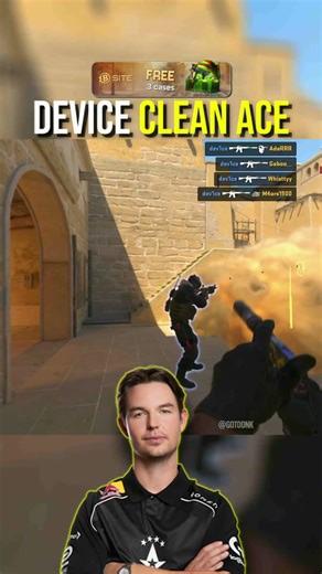 Device shows perfect aim control with a CT ace on Mirage💥 | Counter-Strike 2