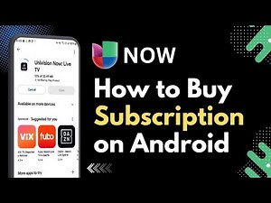 How to Buy Univision Now: Live TV App Subscription on Android !