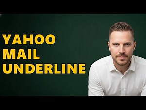 How To Underline In Yahoo Mail?