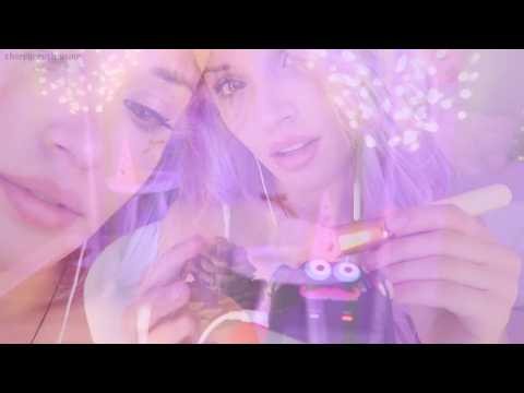 ASMR // most SENSITIVE relaxation! Face Brushing & Humming