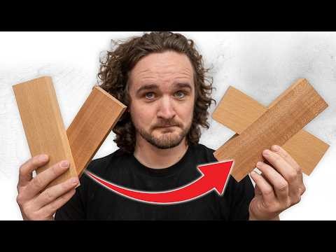 Angled Cross Halving Joints | The ONLY Method You'll Ever Need