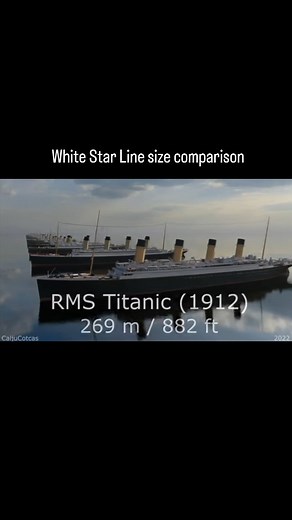 White Star Line size comparison - CaljuCotcas #reel #ship #instagood #boat #vessel #whitestarline #rmstitanic #titanic #reels #reelsviral #reelsvideo #reelstrending #reeloftheday #reelsinstagram #reelslovers #reelitfeelit #reelstoday #reelkarofeelkaro #trendingreels #trendingvideos #trendnow #trendingpost #video #viralpost #viralreels #viral | Ships & Models by Erick Navas