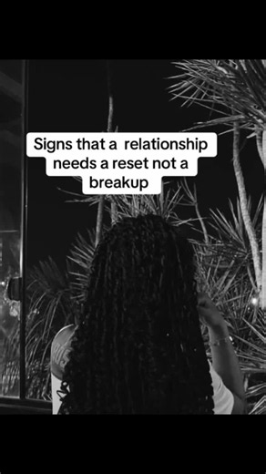 Signs Your Relationship Needs a RESET, Not a BREAKUP ❤️‍🩹 1. You still love each other, but you’ve stopped communicating properly. 2. Small misunderstandings are turning into huge arguments. 3. You miss the closeness you used to have, but neither of you knows how to bring it back. 4. You’re both tired—not of each other, but of the constant tension. 5. You still care about each other’s feelings, even when you’re angry. 6. The problem is the pattern, not the person. 7. You’re craving reassurance,