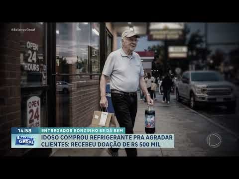 Elderly delivery man buys soda for blind couple, and the gesture touches hearts and goes viral wi...