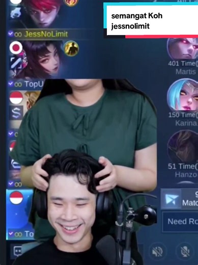 di saat jesnolimit emosi ga ke control Ada sisca Kohl istrinya yang perhatian Dan pengertian keadaan, kok Ada ya orang sebaik ini di katain rw,padahal pernah nabrak party celiboy Dan lainnya saat live #fullpower #mlbbcreatorcamp #mlbbcreatorbase #MLBB10TH #ALLINMLBB