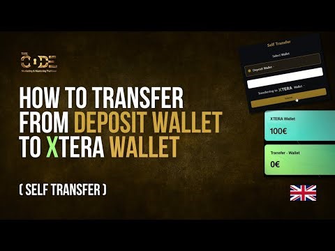The Code | Tutorial: How to Transfer from Deposit Wallet to XTERA Wallet (Self Transfer)