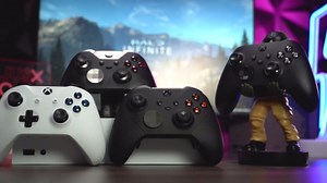 eXtremeRate ABXY Buttons for Xbox Elite Series 2, Elite Serie 1 Replacement Parts, Three-Tone Action Buttons for Xbox Series X/S, for Xbox One S/X Controller-Robot White & Clear & New Hope Gray