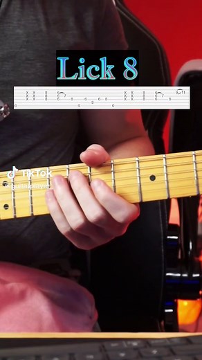 Learn Guitar Solo: Lick 8 B Flat Minor | Guitar Lesson for Beginners