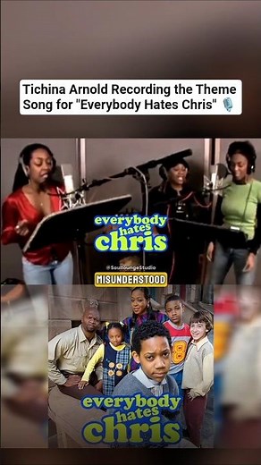 TICHINA Arnold Recording the Theme Song for "Everybody Hates Chris" #viral