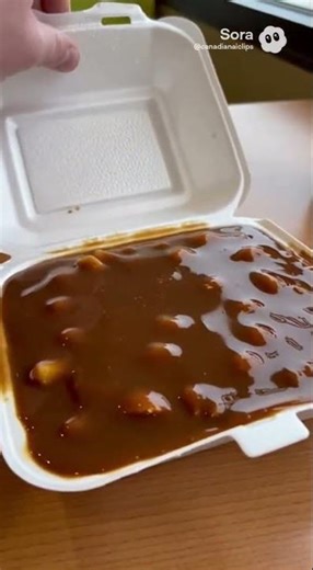 This Poutine Has SO Much Gravy You Can’t See the Fries 😭🍟