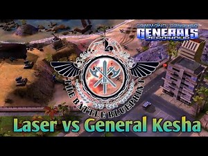 LASER General vs General Kesha – High-Tech Warfare! | C&C Generals Zero Hour Gameplay