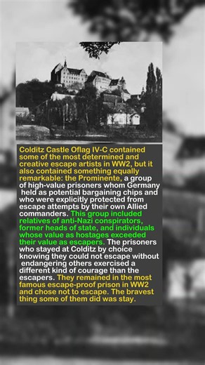 "They Never Escaped Colditz — Because Hiding Inside Was The Smarter Plan"