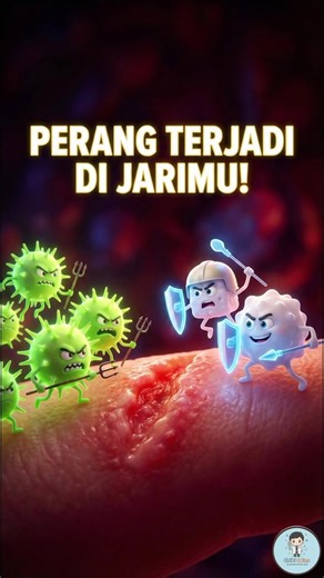 PERANG TERJADI DI JARIMU! | Invasi Bakteri diJari Manusia–Immune Wars#SistemImun #Bakteri#chibisains