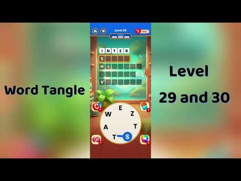 Word Tangle Level 29 Answers | Word Tangle Level 30 Solutions | Go Answer