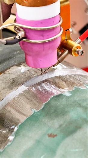 Thick Gas Pipe Line Automated Orbital Welding System. #kepuni #laserwelding #orbital #autorepair