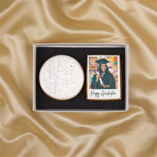 Personalised Graduation Biscuits Class of 2026 | Custom Iced Biscuit Graduation Set - Etsy