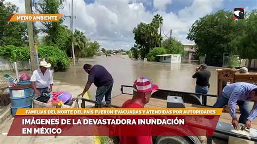 Imágenes de la devastadora inundación en México