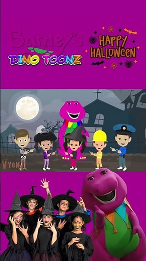 It’s Halloween Night Tonight | Barney’s Dino Toonz | ‪@barney‬ and ‪@ChikiToonz‬ #barney #chikitoonz