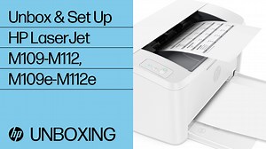HP LaserJet M109e-M112e Printer series Setup | HP® Support