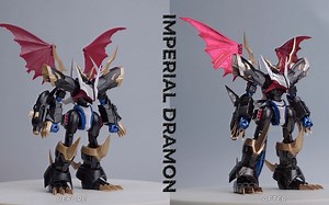 【MOMO MODELING-𝟒𝐊/搬】万代 FRS 数码宝贝 帝皇龙甲兽 模型涂装制作