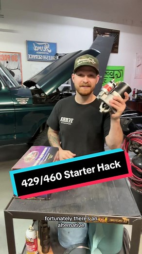Life Hack: Factory high-torque (gear reduction) starters for your 385 series Ford engine! (429/460). #545stroker #fordtrucks #460ford #460fordbigblock #385seriesbigblock #429cobrajet #boss429 #mechanicsoftiktok #forddentside #dentside #bumpside #bronco