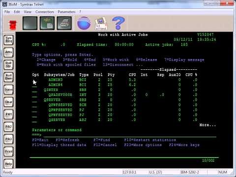 AS400 Tutorial - Running Job Priority